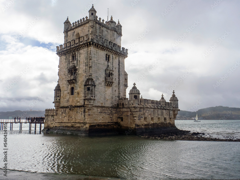 Torre de Belém (siglo XVI). Patrimonio de la Humanidad por la UNESCO desde 1983. Lisboa, Portugal.