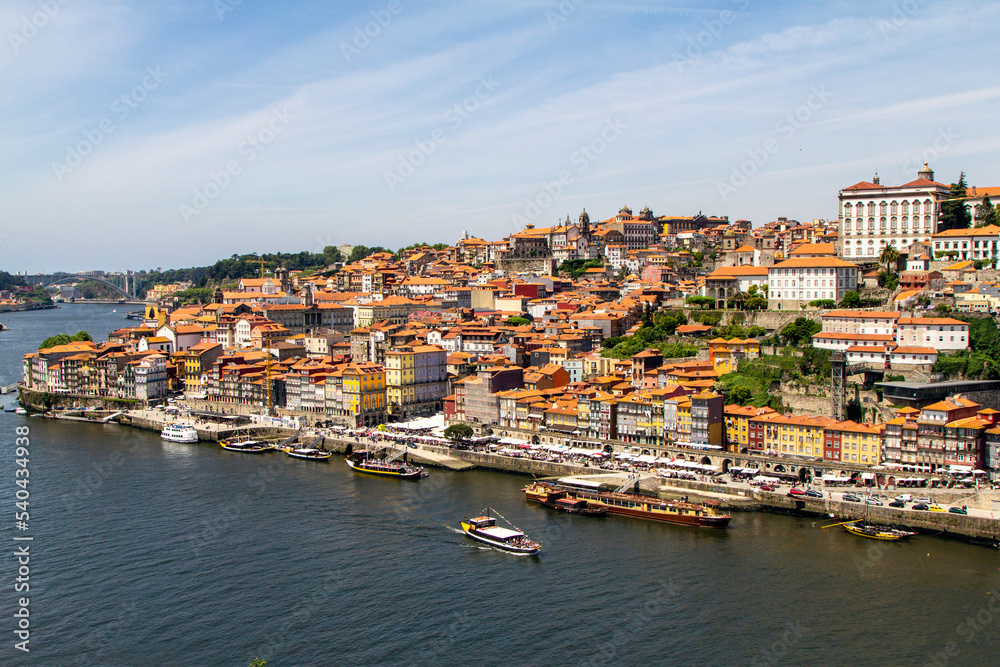 Vista de la ciudad portuguesa de Oporto.