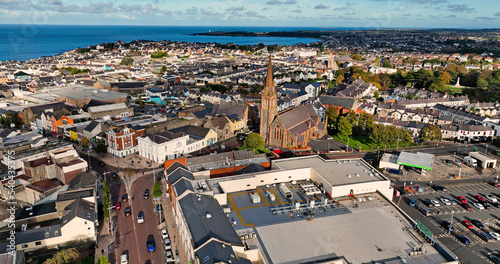 Aerial Photo of St Comgalls Church Of Ireland Bangor Town Co Down Northern Ireland