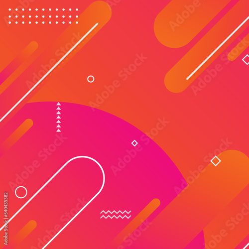 Abstract background. Vector banner template for social media, website and business template presentation. Vector illustration 
