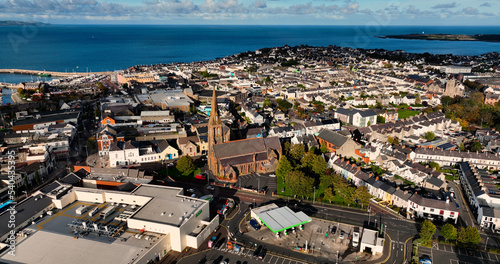 Aerial Photo of St Comgalls Church Of Ireland Bangor Town Co Down Northern Ireland