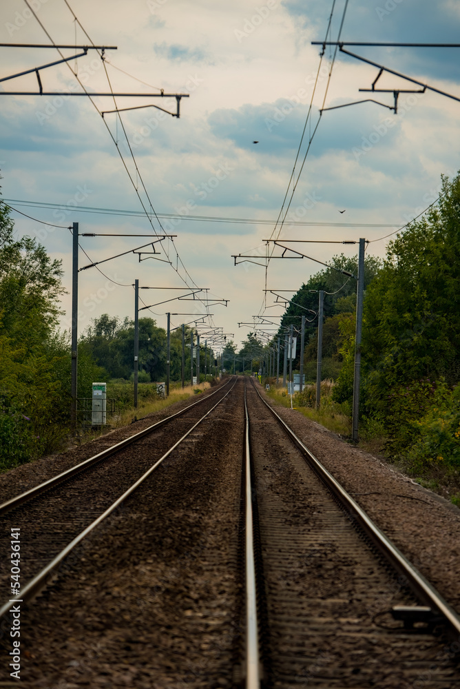 railway in the countryside