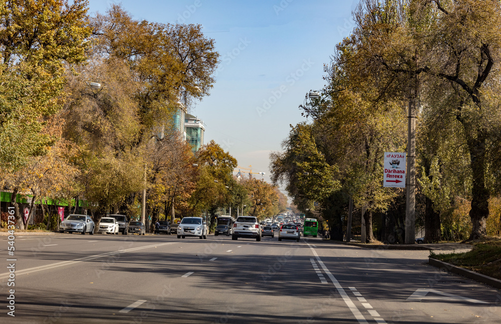 street in the city