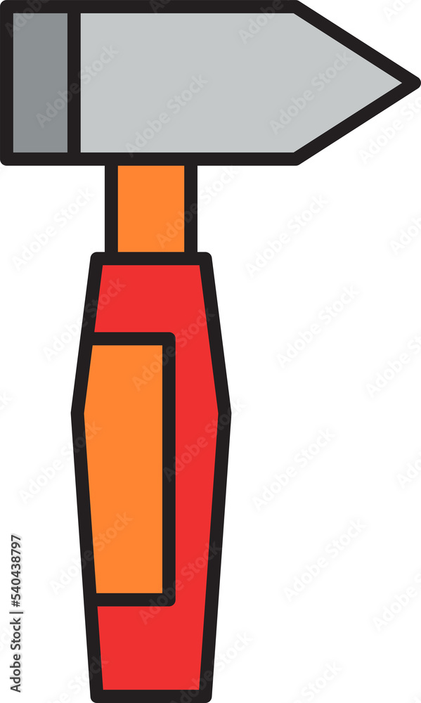 hammer tool icon illustration hammer tool icon illustration