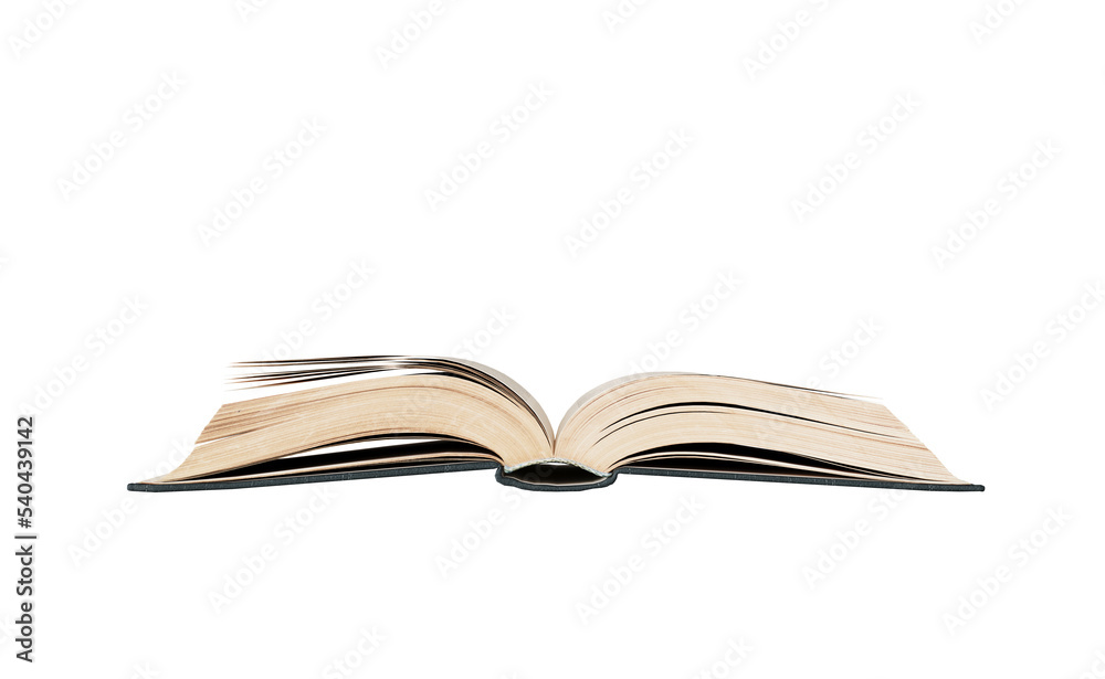 Close up open book isolated on white background. Close up open book isolated on white background.