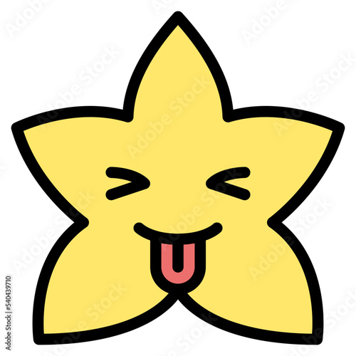 squinting star emoji