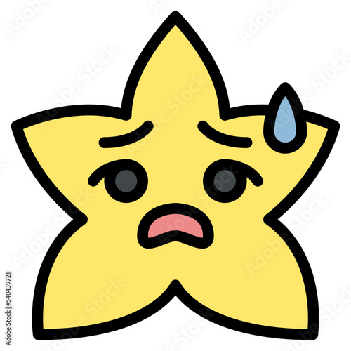 sweat star emoji