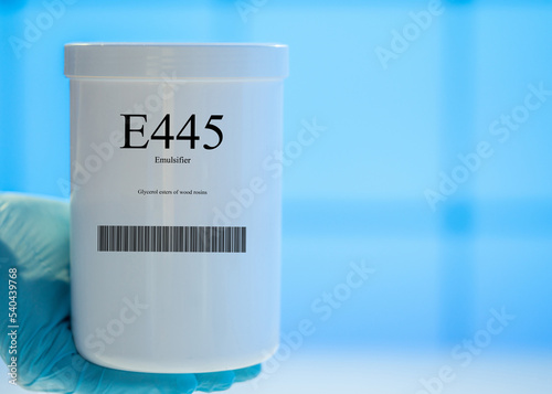 Packaging with nutritional supplements E445 emulsifier photo