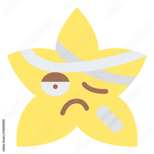 injured star emoji