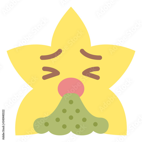 vomiting star emoji