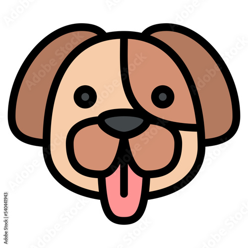 dog animal face avatar zoo