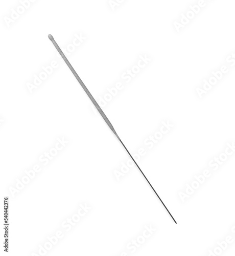 One new sparkler stick isolated on white