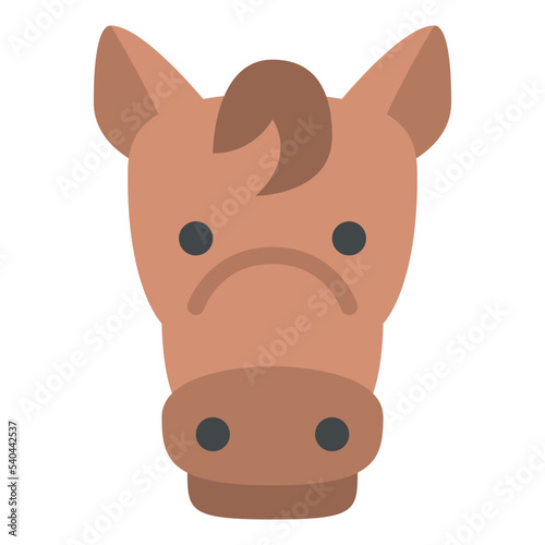 horse animal face avatar zoo