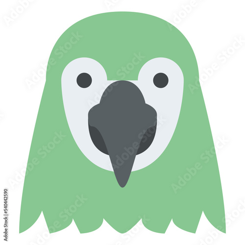 parrot animal face avatar zoo