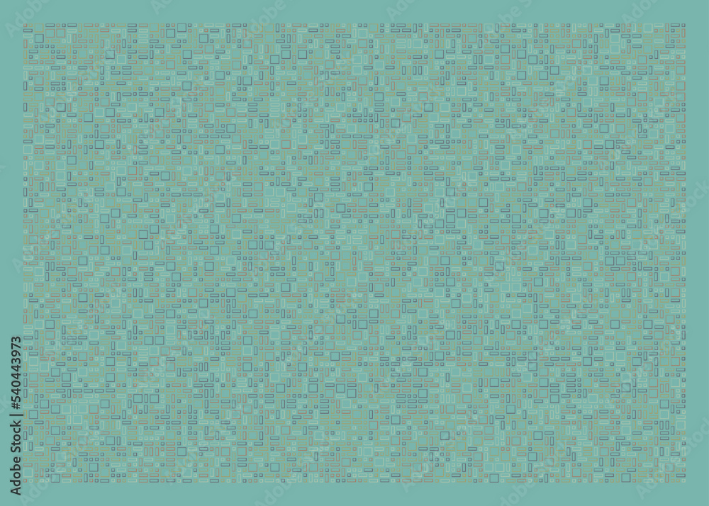 Fototapeta premium Offset Quads generative art background art illustration