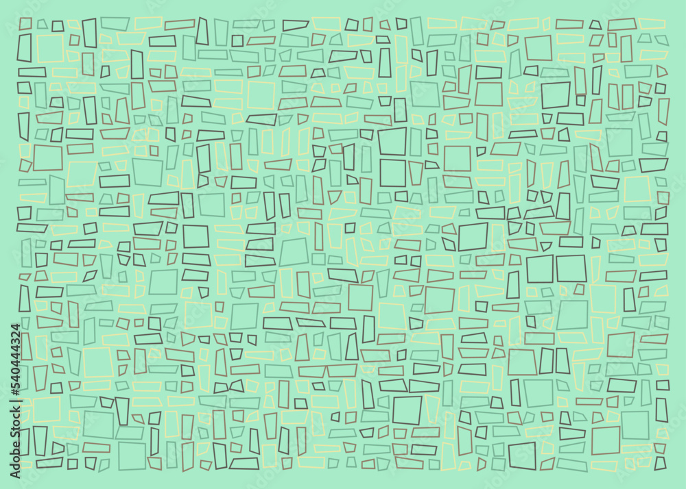 Offset Quads generative art background art illustration