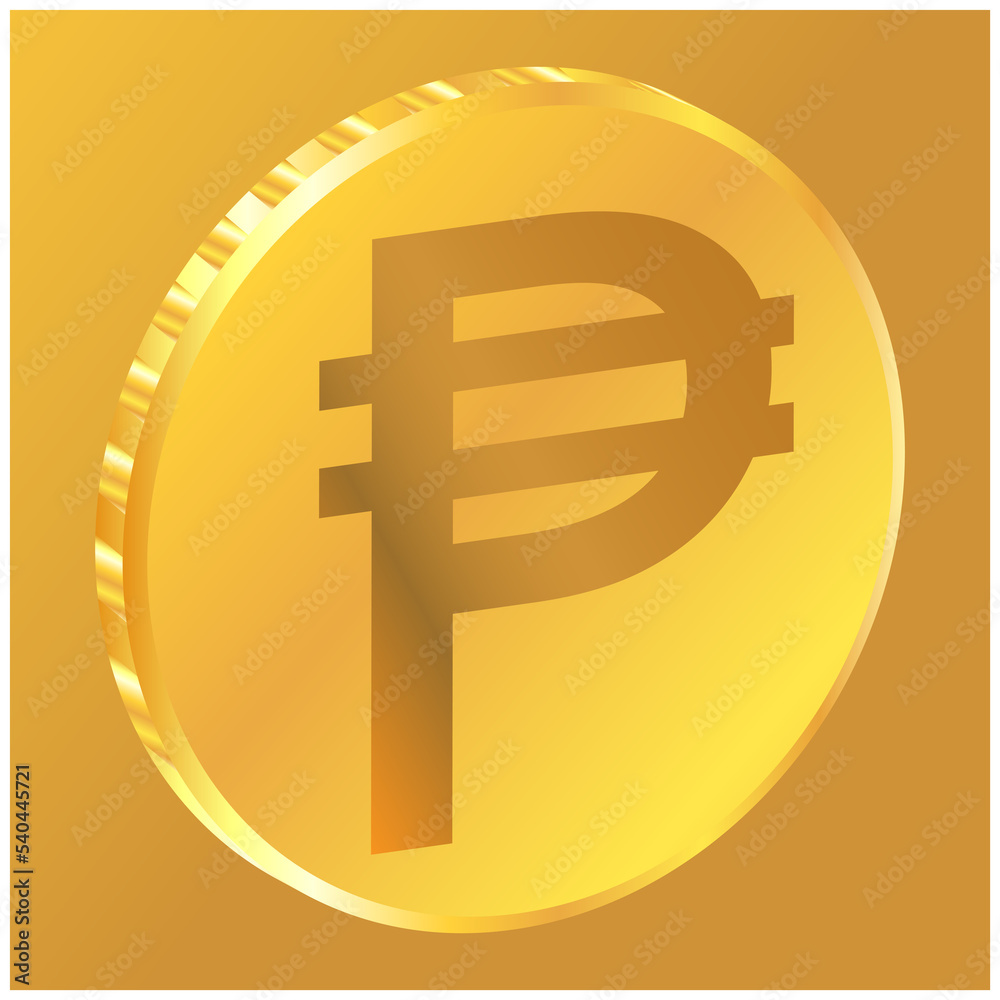 3D money Philippine peso coin icon, illustration. suitable for many purposes. PHP 3D money Philippine peso coin icon, illustration. suitable for many purposes. PHP
