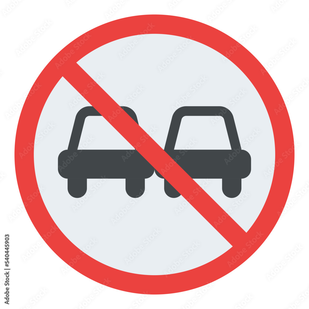 no overtaking traffic sign no overtaking traffic sign