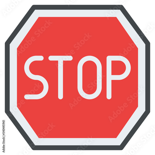 stop traffic sign