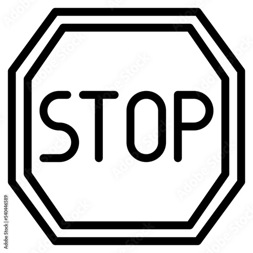 stop traffic sign