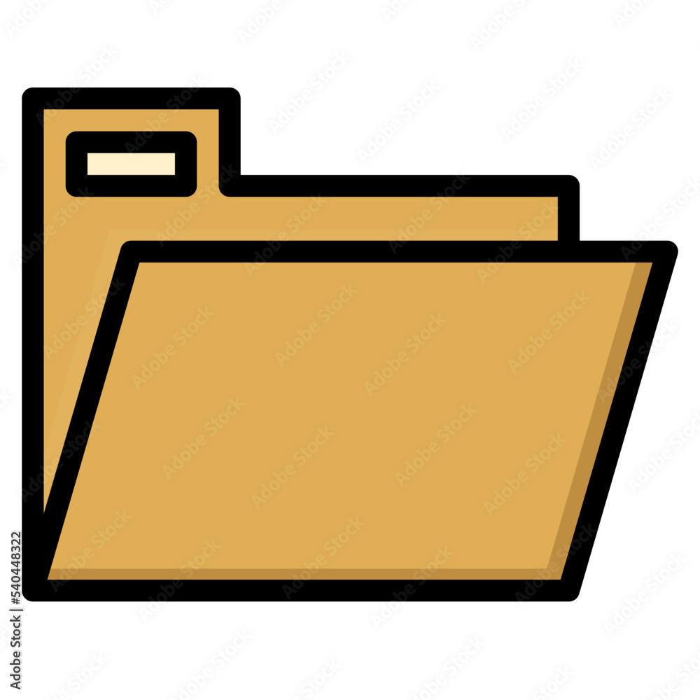 file filled color line file filled color line