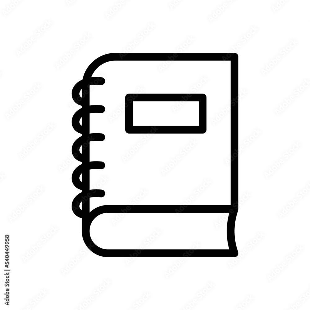 Obraz premium Book Icon Vector Design Template