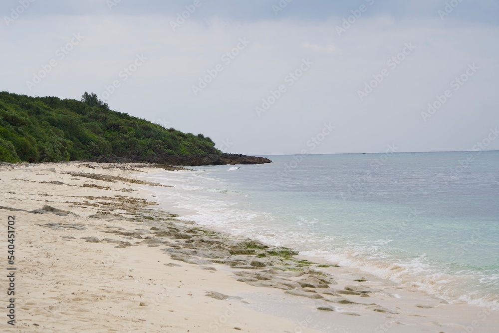 Nagamahama Beach on Kurima Island. Nagamahama Beach on Kurima Island.
