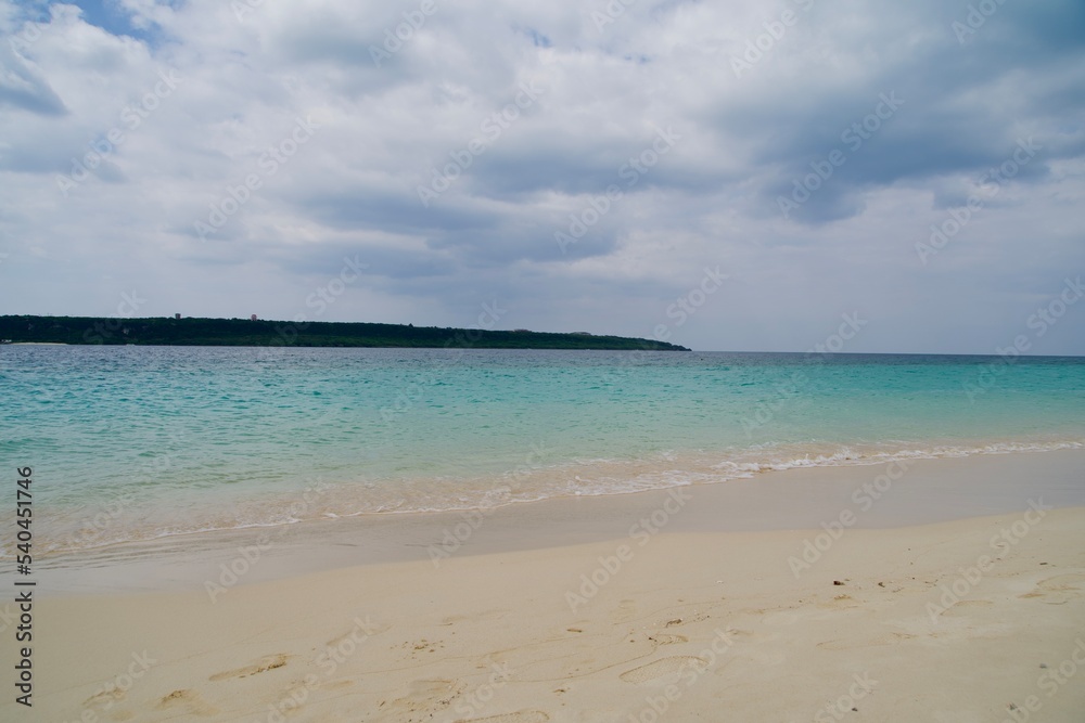 The view of Kurima island with cloudy sky. The view of Kurima island with cloudy sky.