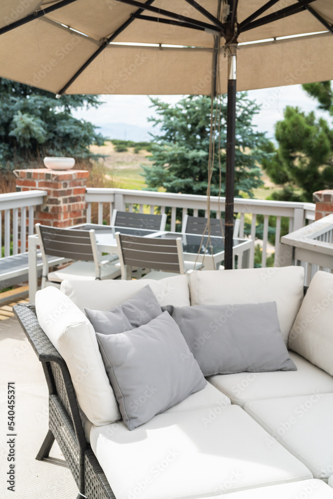 Fototapeta premium Outdoor patio