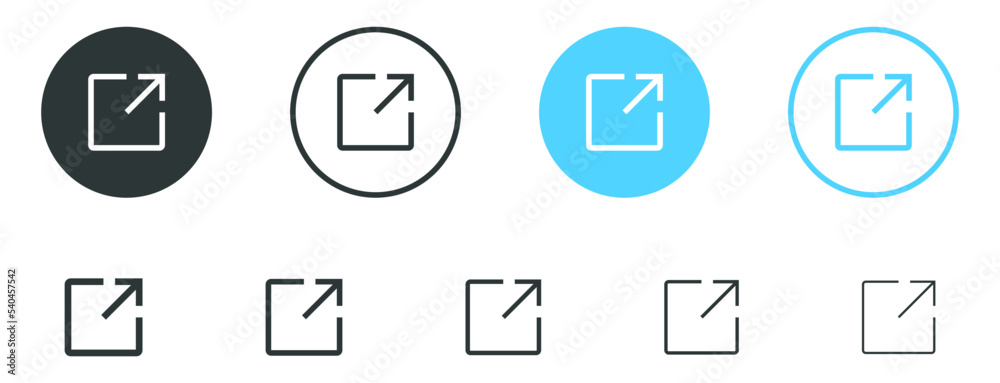 page open new window icon, External Link Icon symbol, open another tab icon button . share icon button with arrow box page open new window icon, External Link Icon symbol, open another tab icon button . share icon button with arrow box