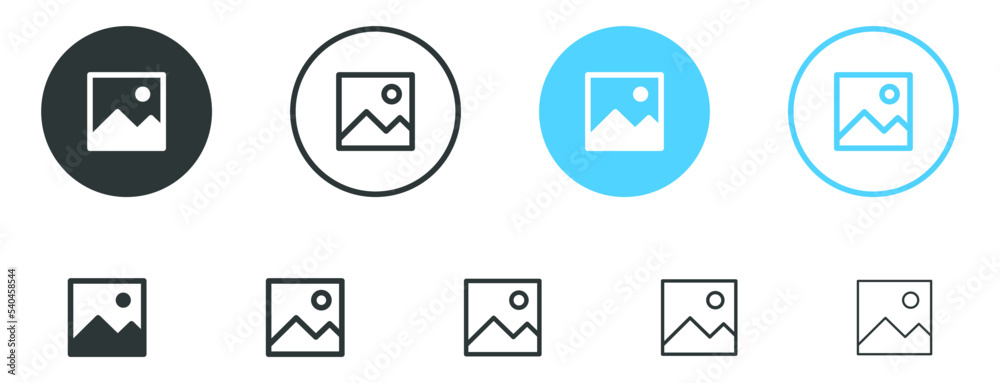 gallery icon vector, image photo album icon vector, Picture gallery photos icons set in filled, thin line, outline and stroke style gallery icon vector, image photo album icon vector, Picture gallery photos icons set in filled, thin line, outline and stroke style