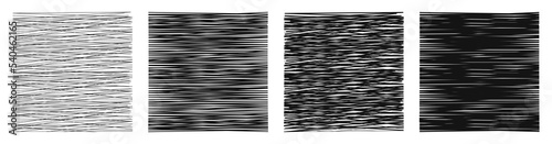 Hatching textures, cross lines, pattern background set – vector