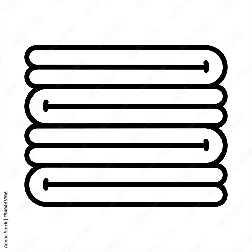 Towel Icon Logo Design Vector Template Illustration Sign And Symbol Towel Icon Logo Design Vector Template Illustration Sign And Symbol