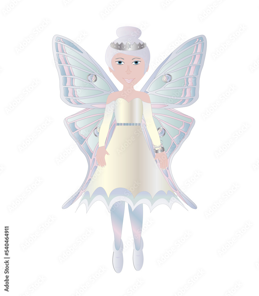 fairy queen of winter- white fairy fairy queen of winter- white fairy