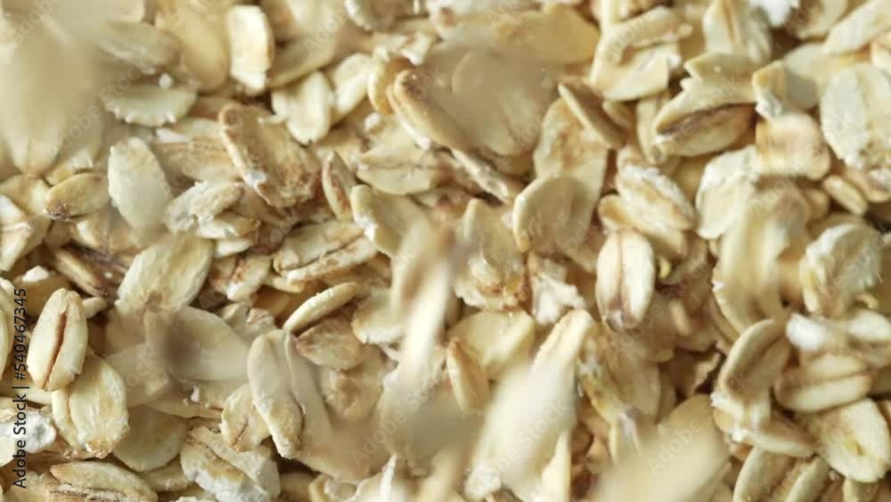 falling oats in slow motion