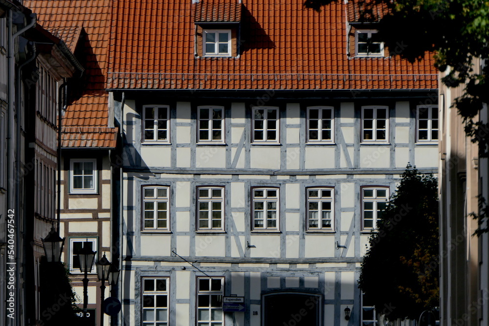 Obraz premium Fachwerkhäuser in Göttingen