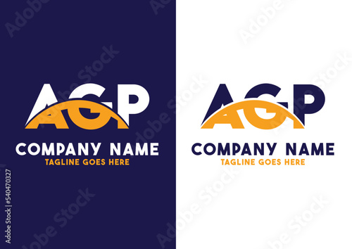 Letter AGP logo design vector template, AGP logo photo