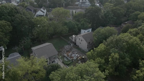 Wallpaper Mural Overhead demolished house Torontodigital.ca