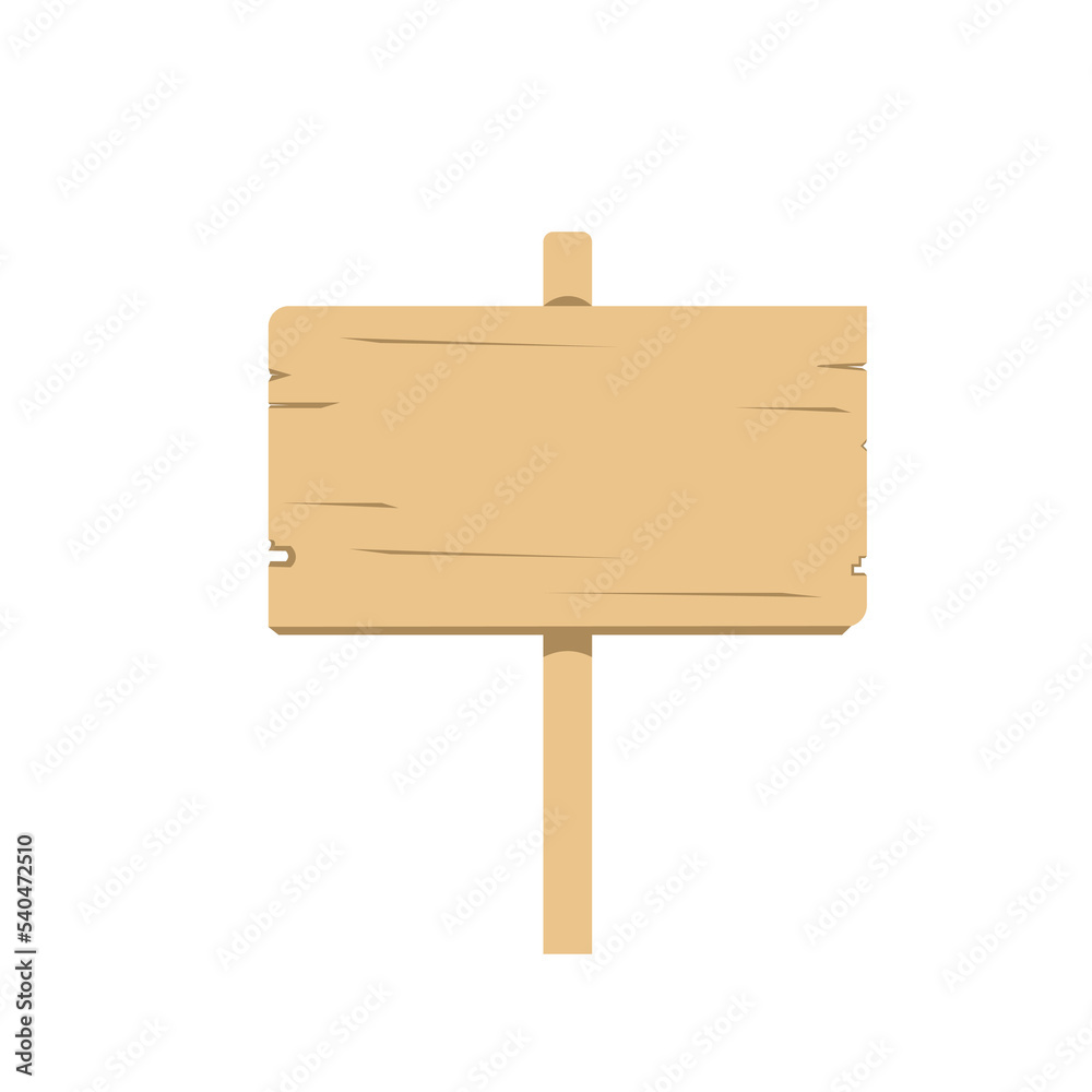 Wooden sign isolated on white Wooden sign isolated on white