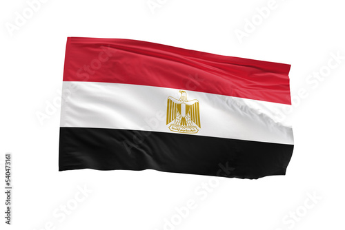waving flag of Egypt transparent background, PNG