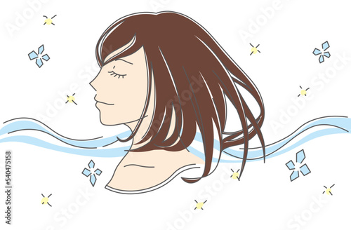 爽やかな女性イメージ