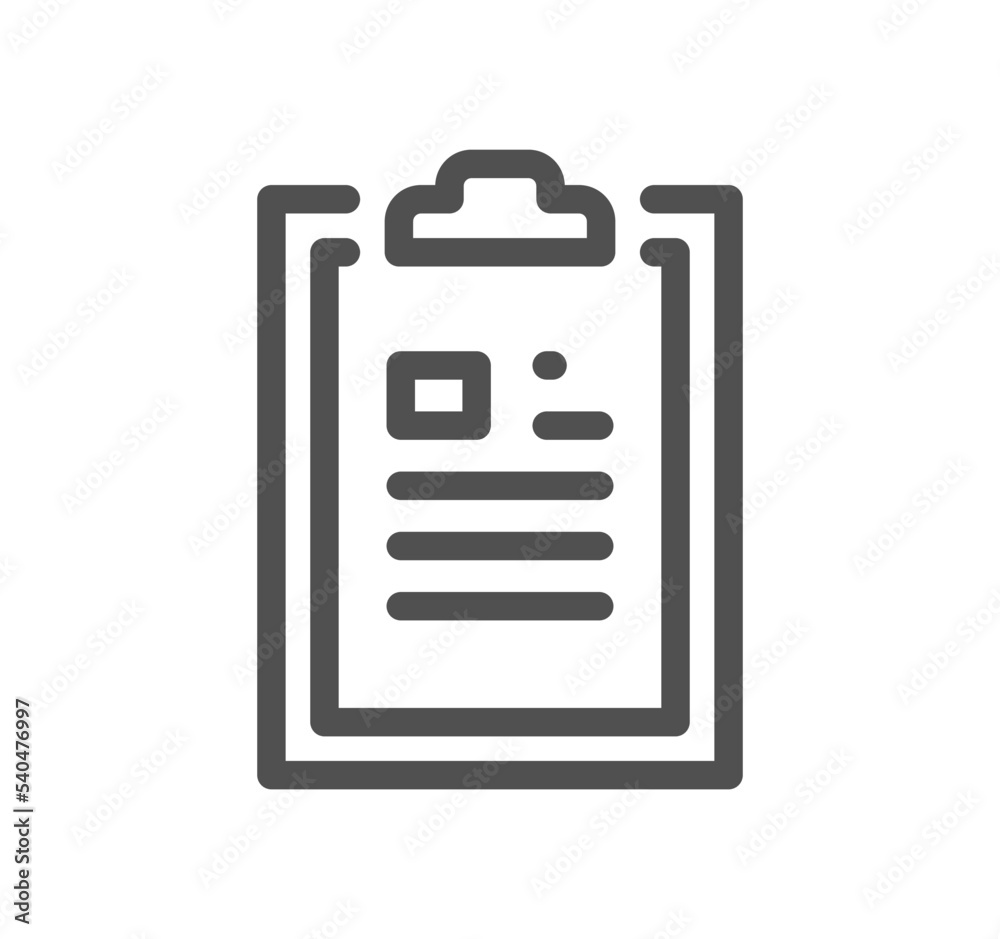 Document icon outline and linear vector. Document icon outline and linear vector.