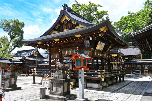 夏に参拝した猪を祀る京都市の護王神社