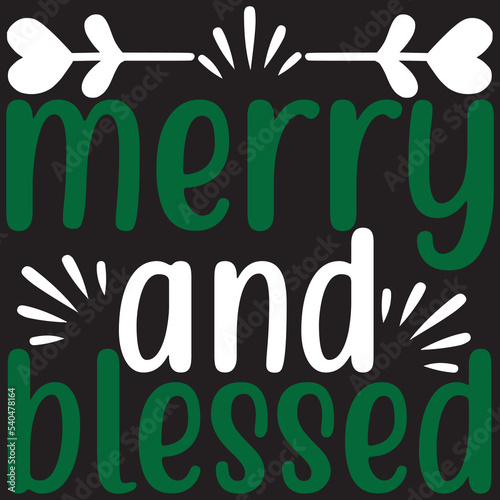 Merry and blessed. photo