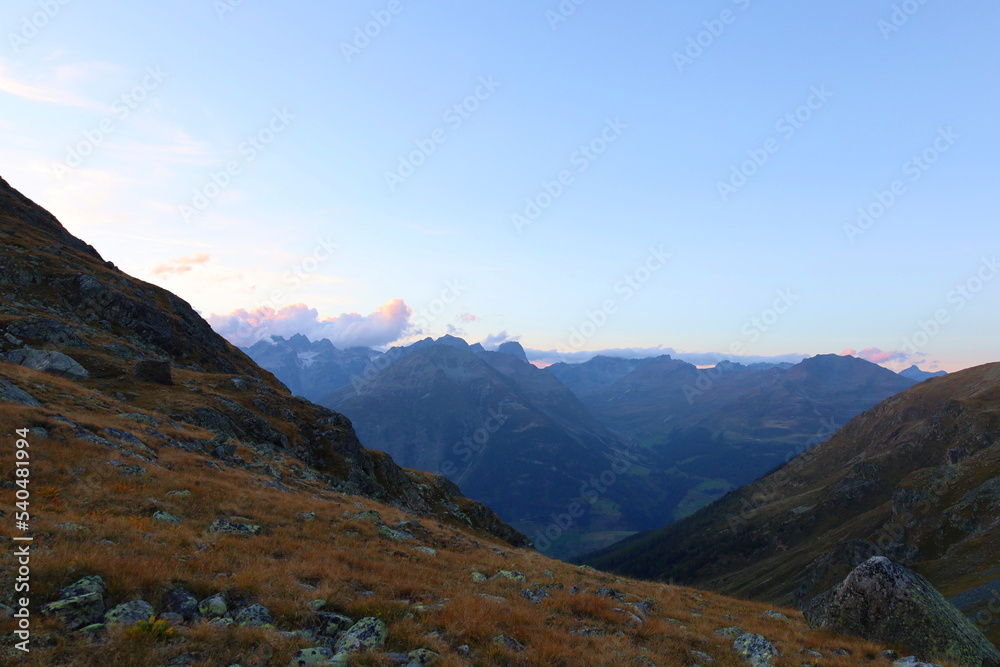 Macun - oldest national park in Switzerland located in Zernez, Graubünden