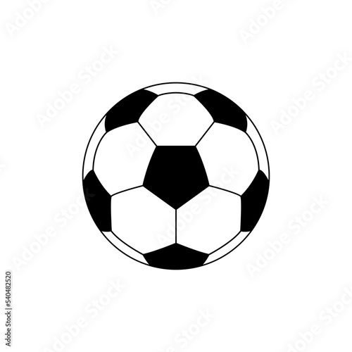Foot Ball or Soccer Ball Icon Symbol for Art Illustration  Logo  Website  Apps  Pictogram  News  Infographic or Graphic Design Element. Vector Illustration