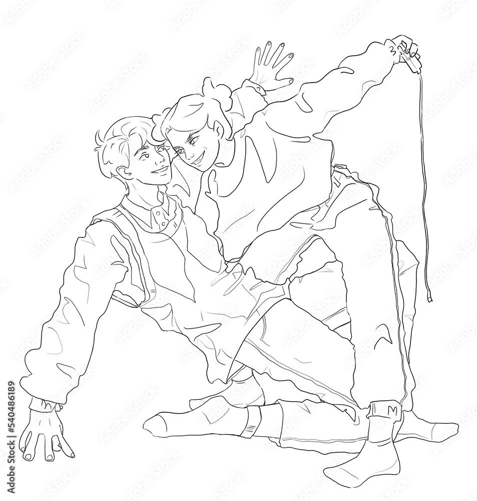 Fototapeta premium sketch of a person