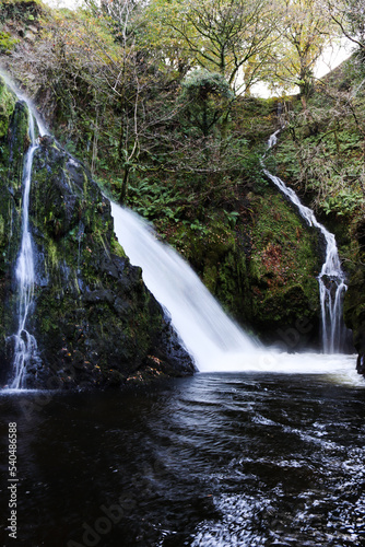 llanberis falls snowdonia wales waterfall