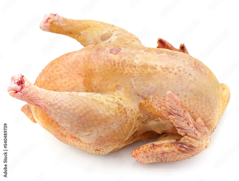 Fresh chicken on a plate.