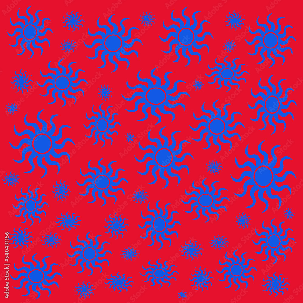 Seamless sun pattern Seamless sun pattern